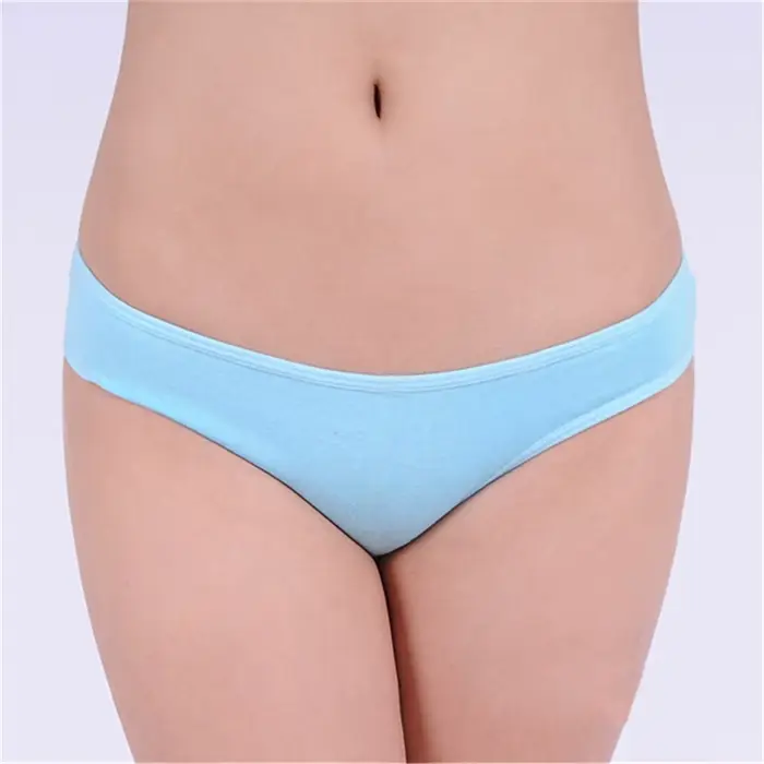 Sexy trojúhelníkové kalhotky z bavlny pro ženy, bikiny, sada 3 kusů