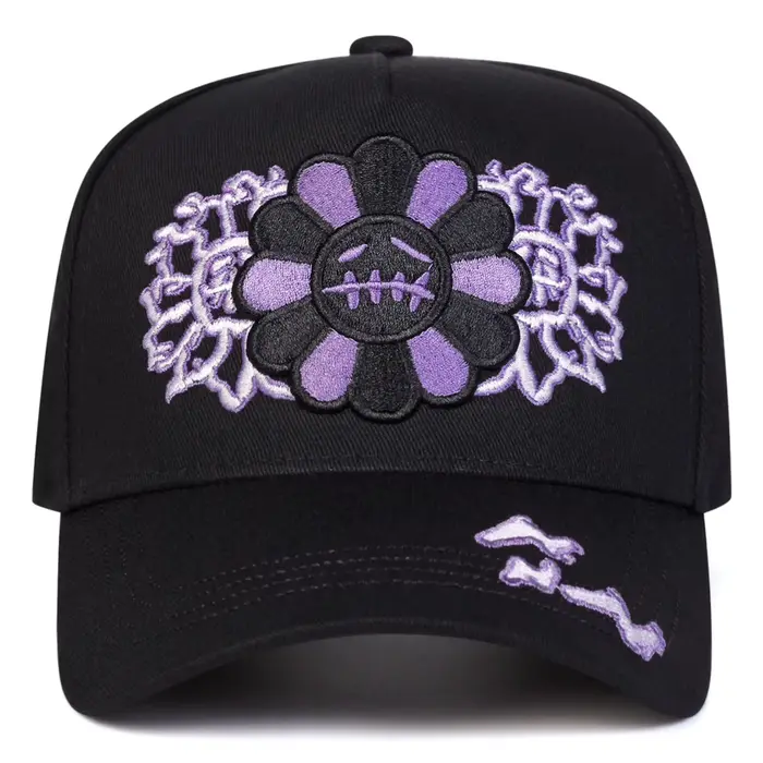 Casquettes de baseball unisexes brodées tournesol, ajustables, décontractées, pour le printemps et l