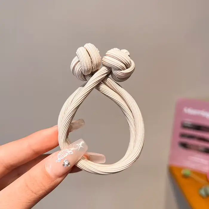 Attaches de cheveux en caoutchouc extensibles simples pour femmes, haute élasticité, mode fille, cor