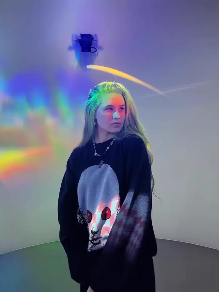 Y2K pull hiver graphique Streetwear femmes Vintage pull pull haute tricots surdimensionné gothique à