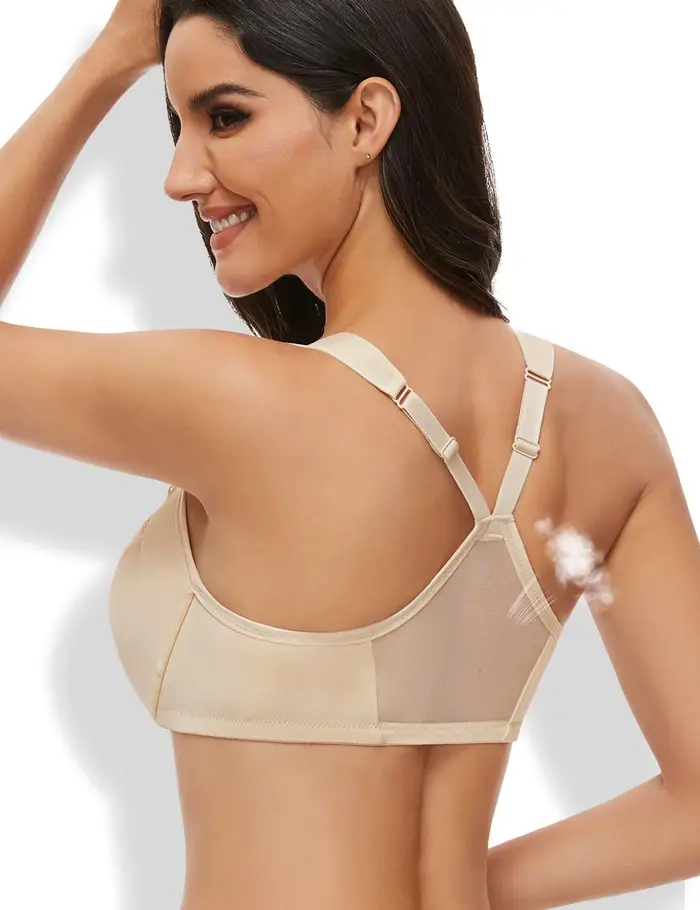 Soutien-gorge Sexy en dentelle pour femmes, fermeture frontale, maille métallique, grande poitrine, été, mince, confortable, Lingerie pour dames, nouvelle collection