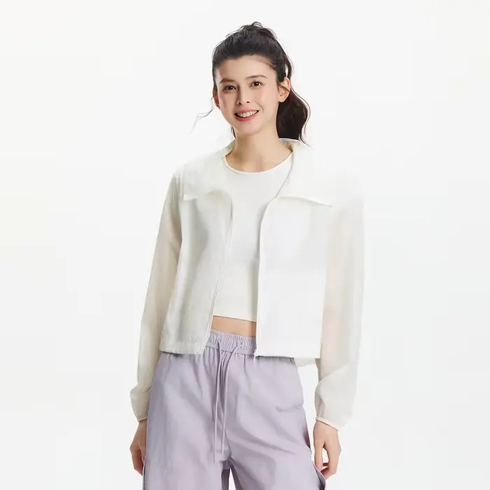 Veste UV Femme Semir 2026 – Col court, coupe ample, sensation fraîche, style décontracté élégant, do