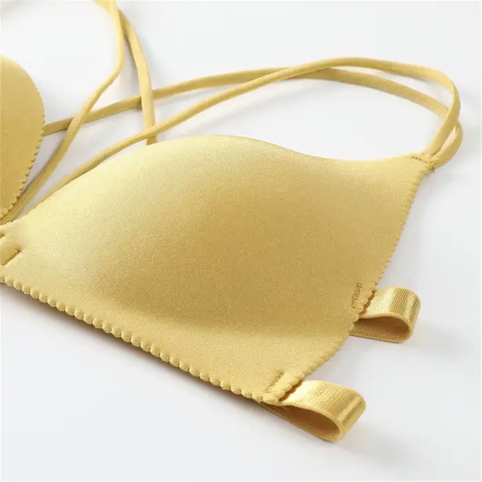 Sexy ramínko Tenká křížová podprsenka pro ženy, roztřepená podprsenka, všestranná, krásná záda, korejská přední verze