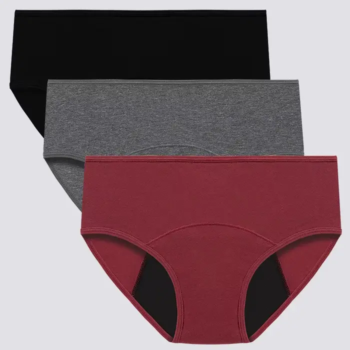 3 kusy menstruačních kalhotek pro ženy