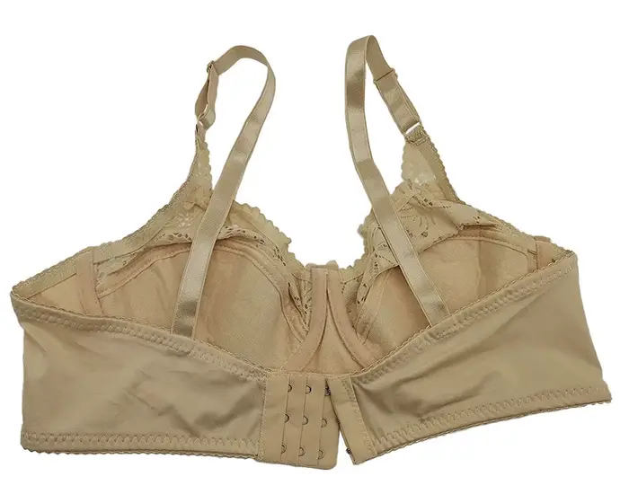 Sexy krajková podprsenka dámská plný košíček minimalizér Květinový velký poprsí