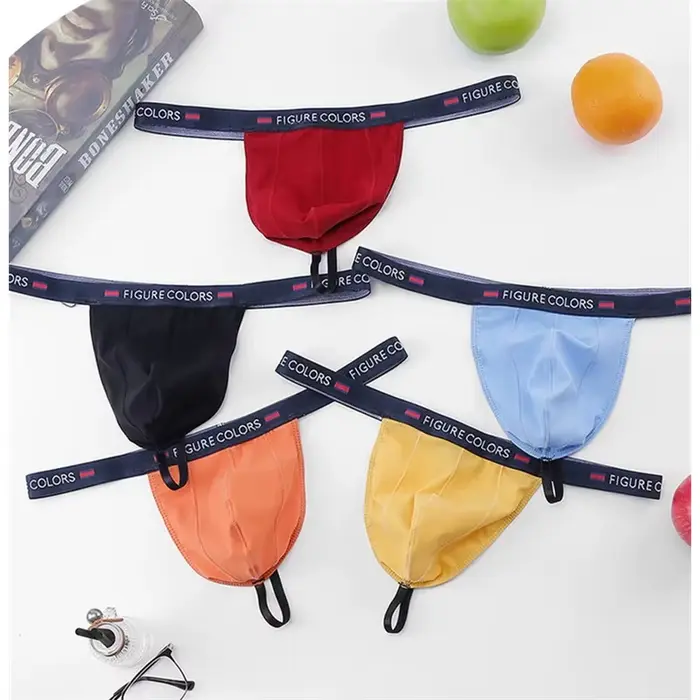 Tanga muž nízký pas, tanga ploutve, tanga, sexy spodní prádlo pro muže, stringi dopisy, U konvexní, T-kalhoty, tanga muž