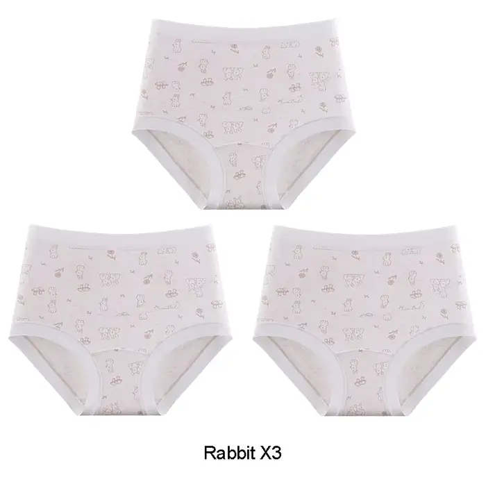 Culotte post-partum respirante en coton pour femmes, vêtements intimes de dessin animé pour femmes, 