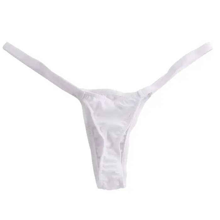 String taille basse pour femme, sous-vêtements sexy, string au lait, costume 03/Wear