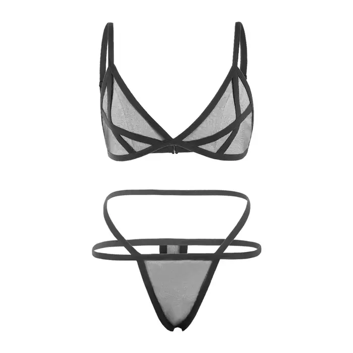 souprava na kostice Ocelové pletivo Dámské spodní prádlo, Sleepwear, Sexy oblečení, Dámské oblečení, 2 kusy