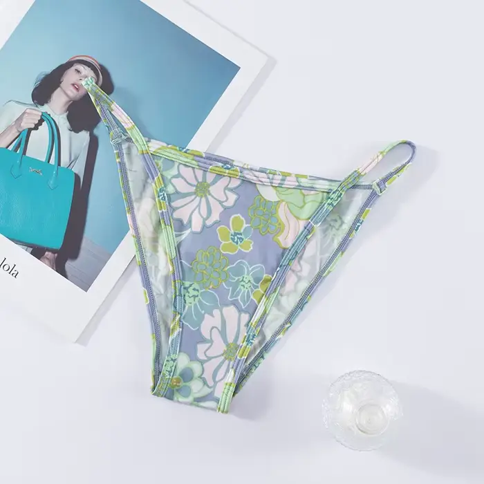 Dámské tanga krajkové kalhotky, sexy spodní prádlo, potisk dívka, sport, nízký pas, bezešvé, jóga, dámské spodní prádlo