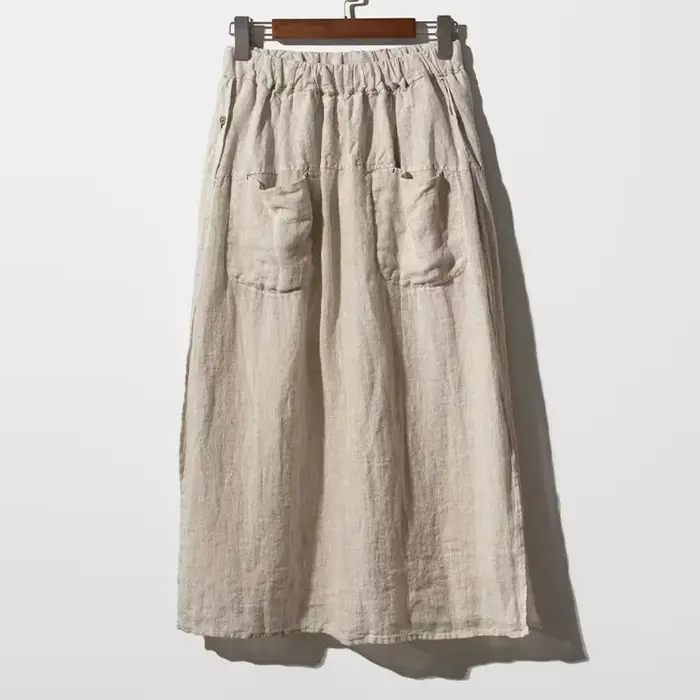 Dámské vintage letní kalhoty 100% len