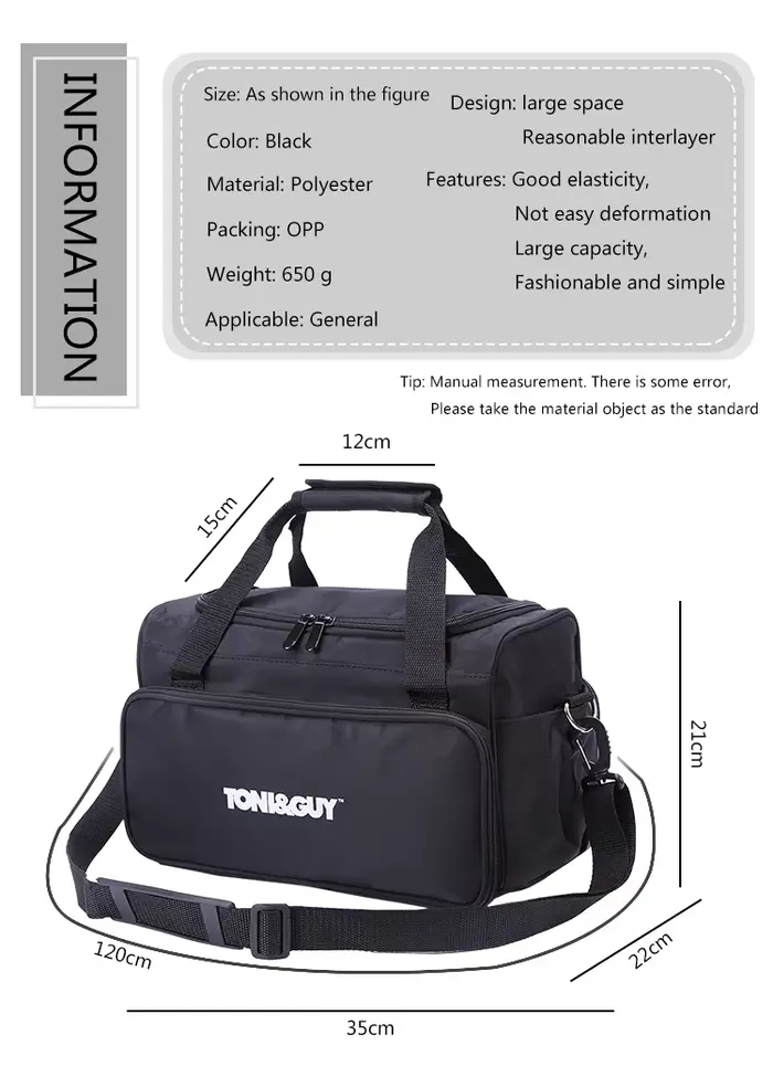 Sac de Rangement pour Coiffeur, Boîte à Cosmétiques Professionnelle de Grande Capacité, Outils de Co