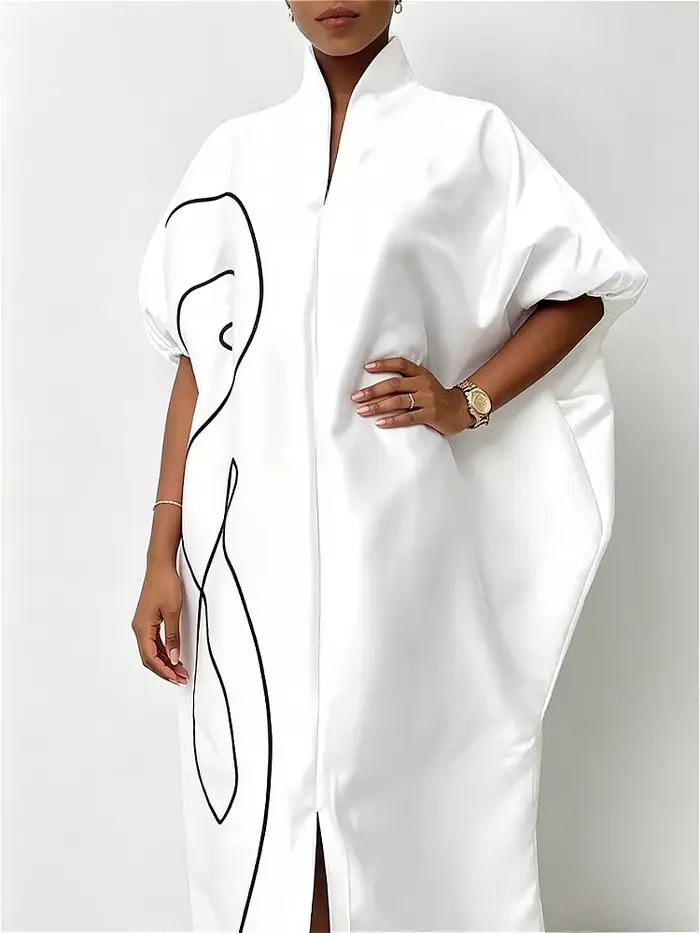 Modigirl velikost plus Muslim móda oversized Abaya šaty 2025 nové jaro léto