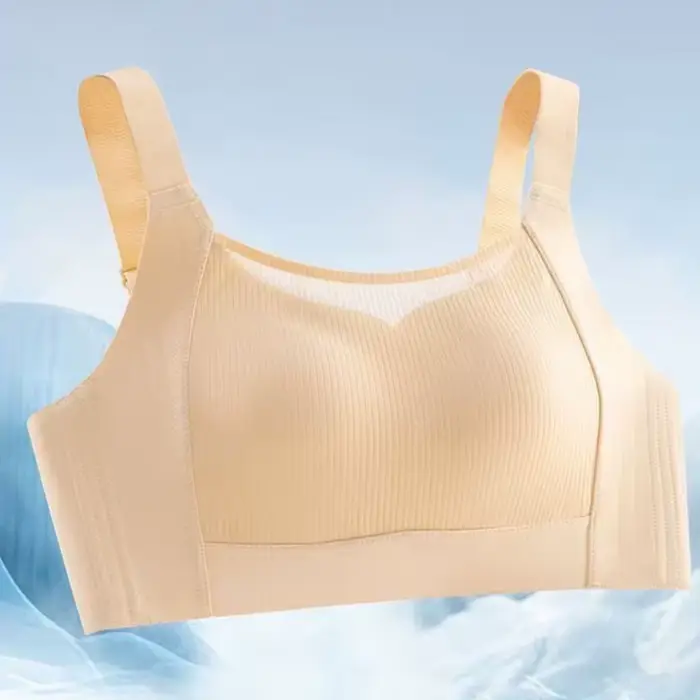 Bezešvá podprsenka pro boční zmenšení prsou, štíhlý design pro velká prsa, aby vypadala menší, pohodlná plus velikost spodního prádla pro ženy