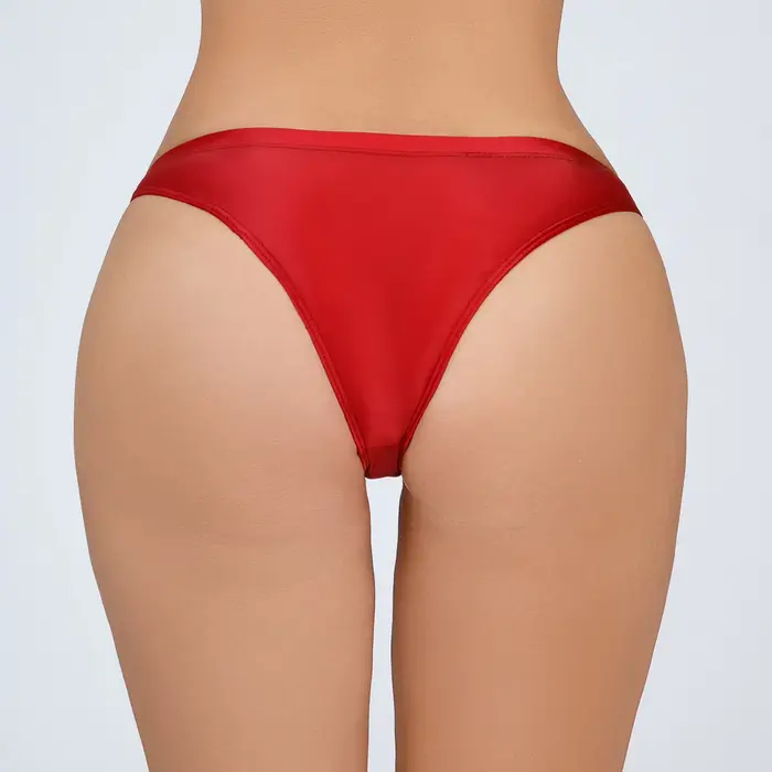 Dámské hedvábně lesklé bikiny kalhotky