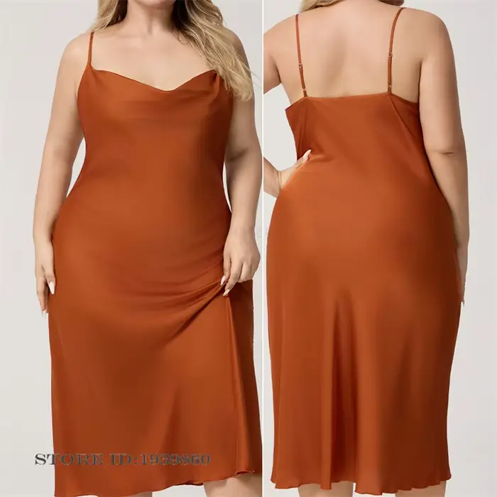 Sexy polyesterová noční košile pro ženy, velká velikost, elegantní a pohodlná pro každou příležitost