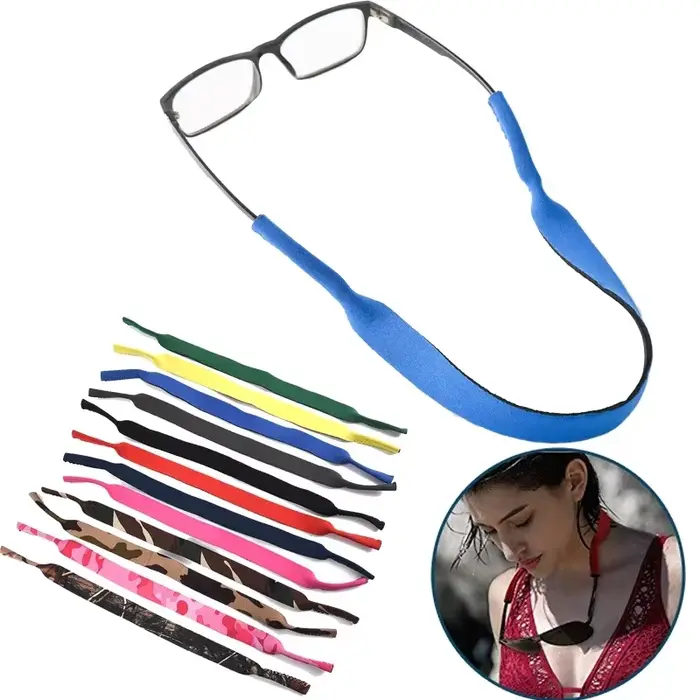 1Pc lunettes flottantes lunettes de soleil bande extensible sangle ceinture porte-cordon néoprène lu