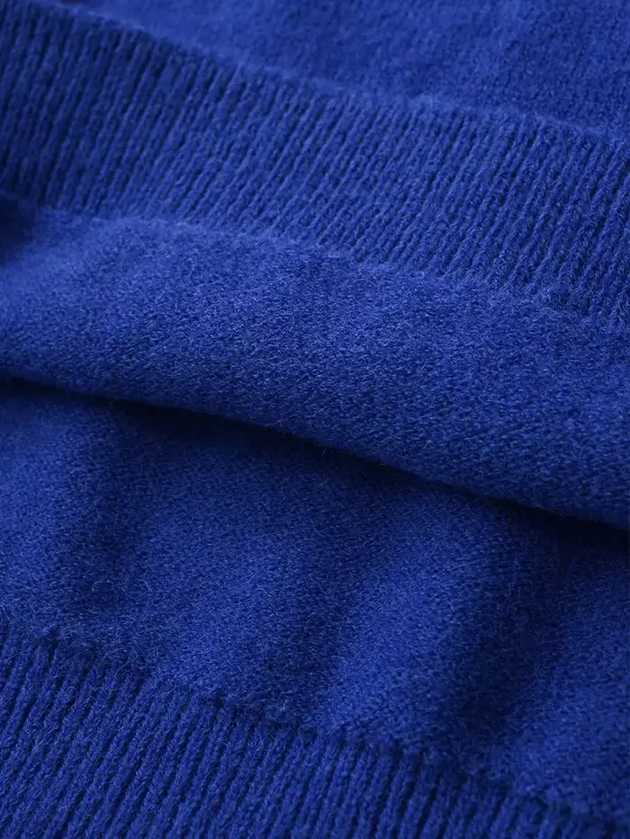 NLZGMSJ – pull tricoté décontracté pour femme, ample, manches longues, col mi-haut, surdimensionné, 