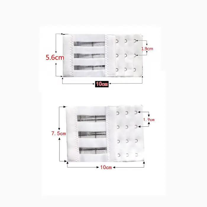 Extensions de bretelles de lingerie DIY, 3 crochets, 3 rangées, accessoires pour lingerie intime, boucle d'extension de soutien-gorge, rallonges de bretelles de soutien-gorge