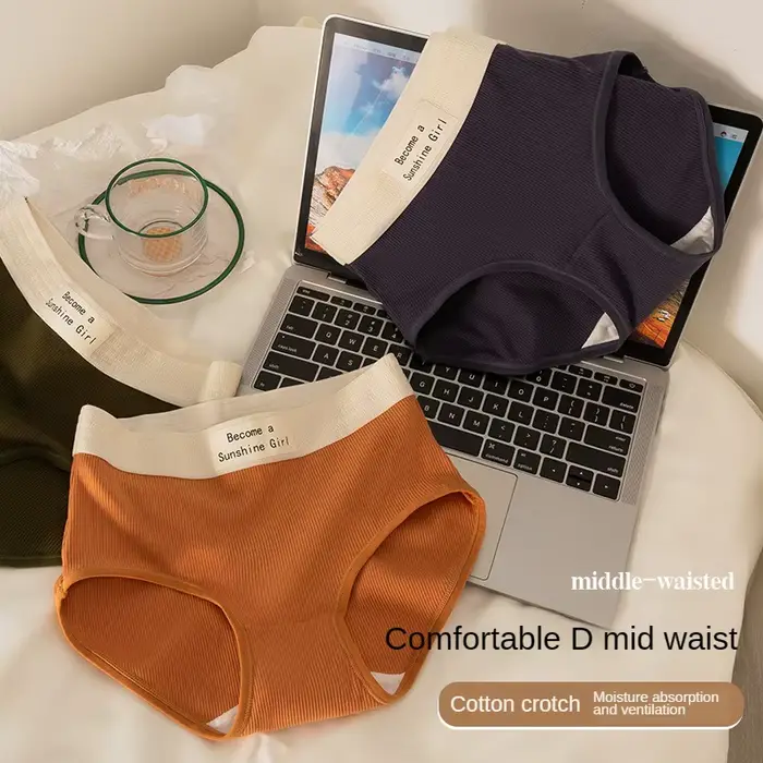Culotte de dehors en Coton Doux pour Femme, Sous-Vêtement Couvrant les Hanches, Respirant, Sexy, pour Abonnés, Couleurs Durables