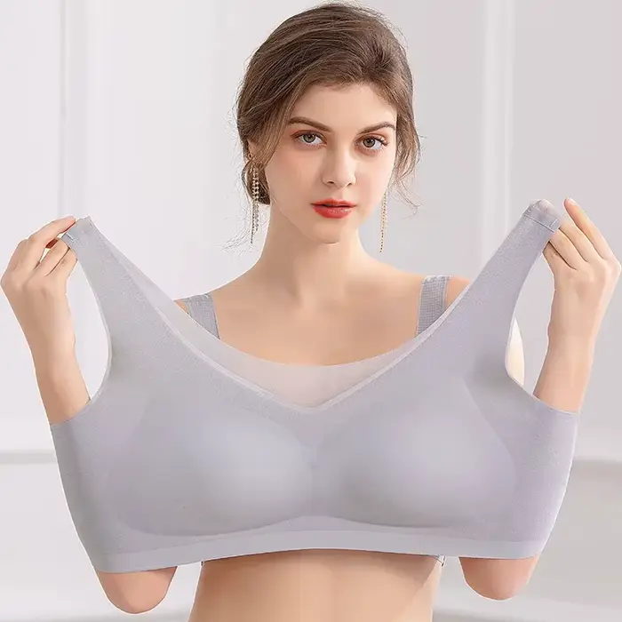 Plus velikost 3XL 4XL podprsenka, bezešvé Bralette, bezdrátové, dámské spodní prádlo, spodní prádlo, podprsenka na spaní, prodyšné, Ultra BH
