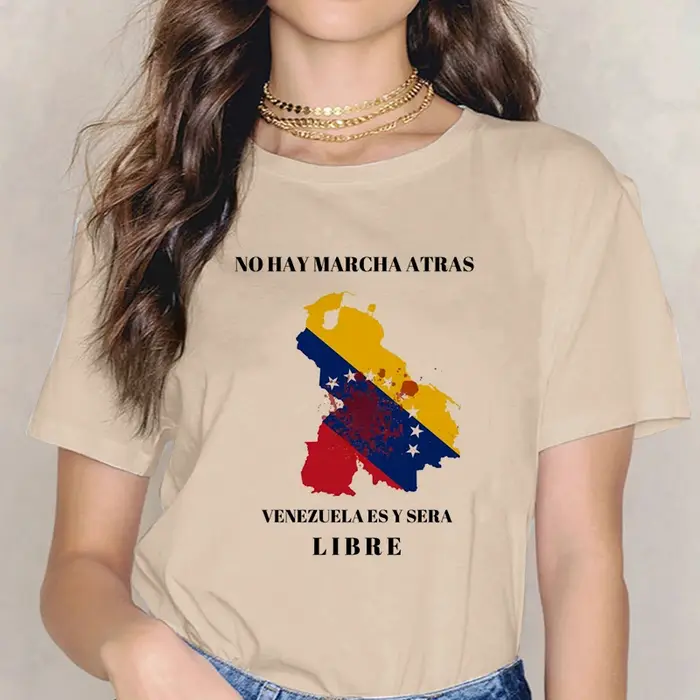 Dámské letní tričko s potiskem Venezuela Mange gothic vtipný grafický Y2K