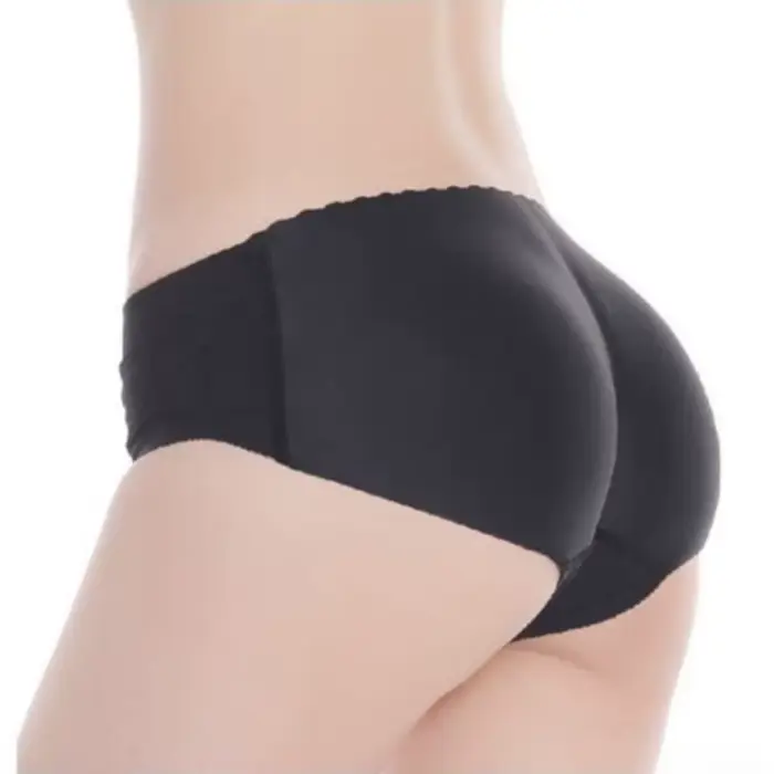 Dámské Sexy Bezešvé Kalhotky Polstrované Nízké Kalhotky Měkké Zadečky Push Up Spodní prádlo Spodní prádlo Zadečky slipy Hip Booster Shaper