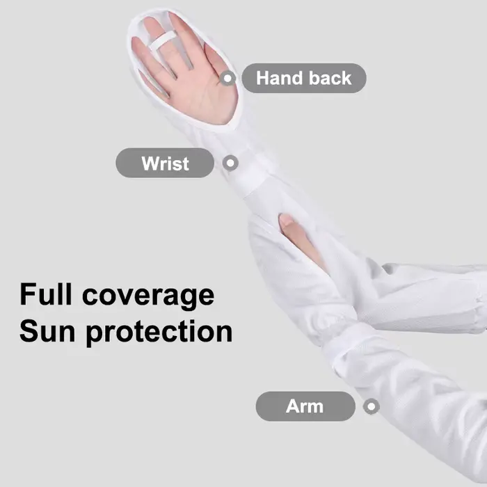 Manches de bras solaires anti-UV pour femmes, manches anti-coups de soleil, protection solaire pour