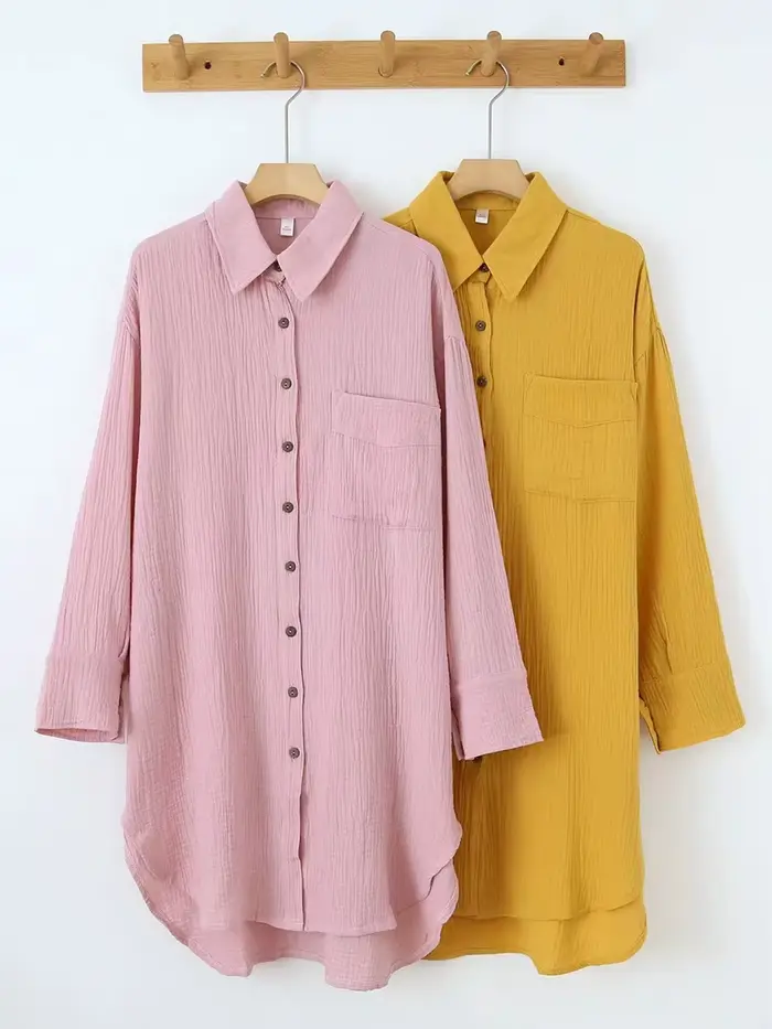 Elegantní a stylová košilové šaty pro ženy