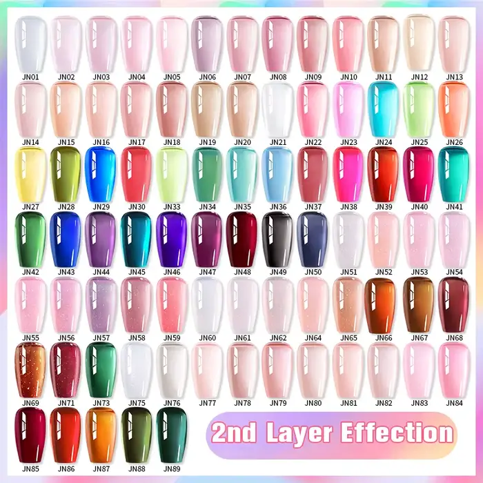 BORN PRETTY-Verhéritage à Ongles Gel, Semi Transparent, Soak Off UV LED, Verhéritage à Ongles Nude, 