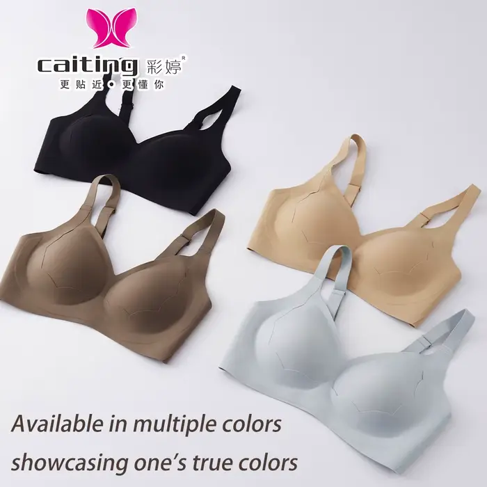 Soutien-gorge Caiting sans couture pour femmes avec bretelles ajustables en polyester et élasthanne pour maintien optimal et confort toute la journée occasions spéciales