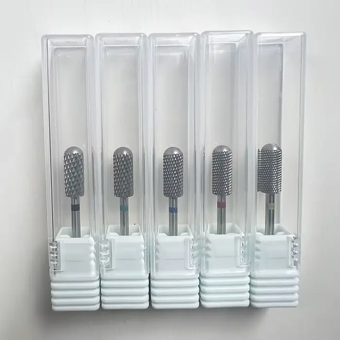Mini 5.35 petit baril rond supérieur Original carbure d'acier au tungstène manucure foret à ongles l
