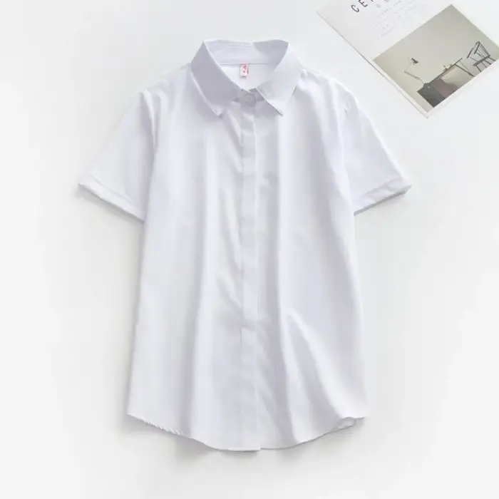 Blouse en mousseline polyester élégante et décontractée pour femmes occasions estivales bureau shopping quotidien