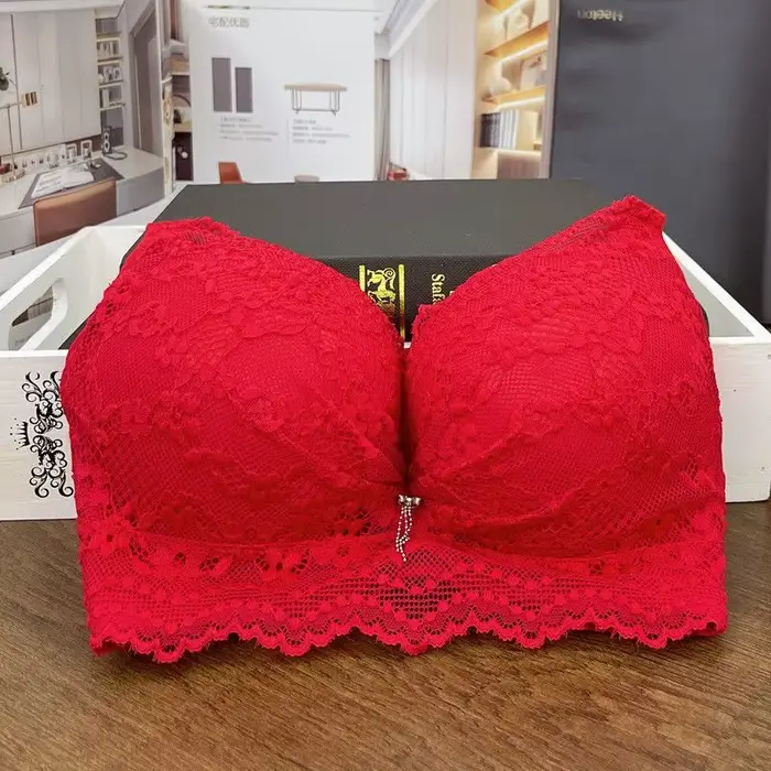 Soutien-gorge push-up extra épais 10 cm pour femme, petite poitrine, sans bonnets vides, rehausse les poignets, 9 cm, bonnet AB, sexy, confortable, sans armatures, en dentelle