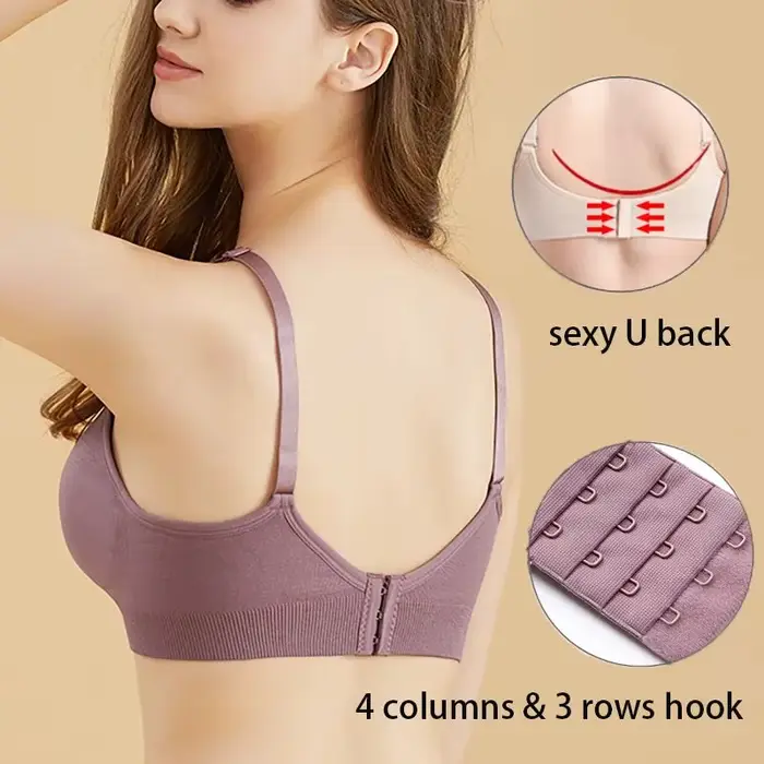 Soutien-gorge d'allaitement sans armatures, soutien-gorge de maternité respirant anti-affaissement pour femmes enceintes, soutien-gorge d'allaitement de haute qualité grande taille