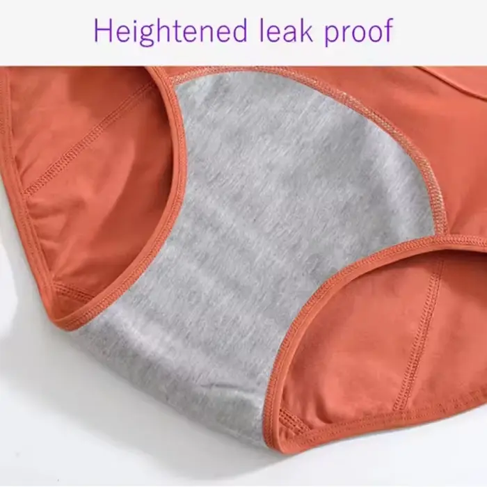 Bavlněné menstruační kalhotky s vysokým pasem