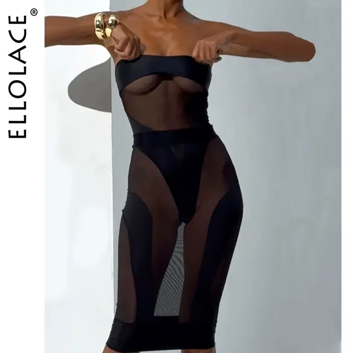 Sexy spodní prádlo set průhledný Ellolace body a spodní prádlo pro ženy jarní letní styl klub speciální příležitosti