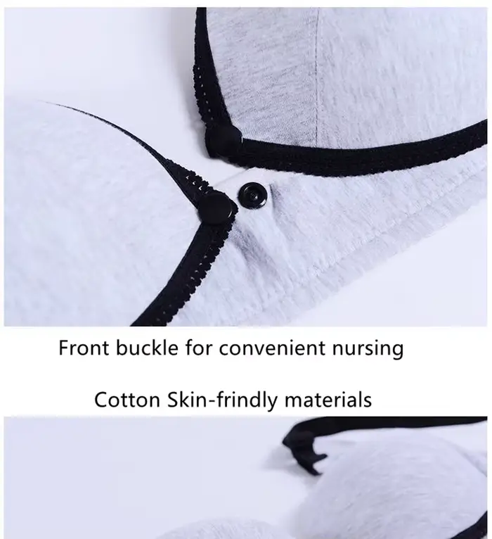 Soutien-gorge d'allaitement pour femmes enceintes, sous-vêtements de nuit, bonnet ouvert, fermeture avant, ALTERAllaitement, Y-B, C Vêtements