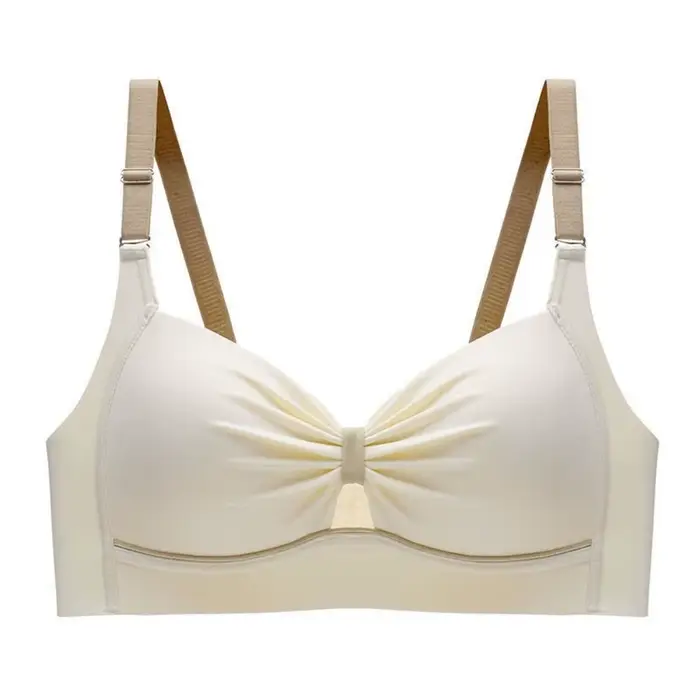 Soutien-gorge fin sans armatures, soutien-gorge push-up confortable, soutien-gorge simple, respirant