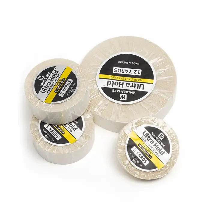 Bande adhésive Double face pour système capillaire, Ultra tenue, pour Extension de cheveux, toupet, 