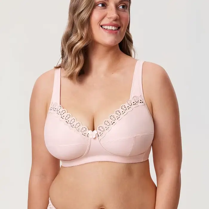 Soutien-gorge plein bustier polyester nylon pour femmes grandes tailles confort soutien-gorger quotidiennement harmonieux occasions spéciales