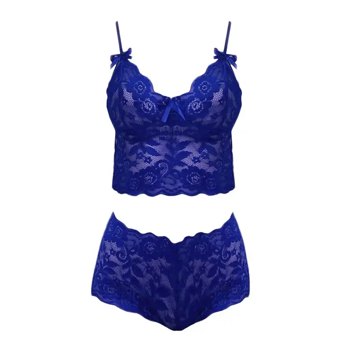 Ensemble de lingerie féminine élégante en polyester avec soutien-gorge sans couture et culotte haute pour occasions spéciales