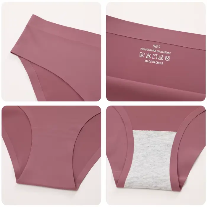 Culottes sans couture pour femmes en polyamide et elastane brèves taille basse confortables et élégantes pour occasions spéciales et quotidien