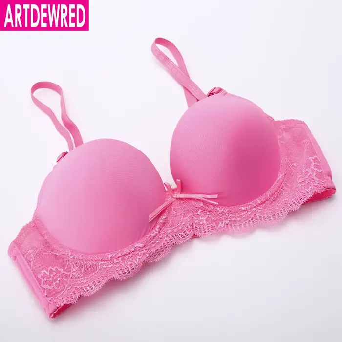 Horké ženy podprsenka push up dámská podprsenka Sexy Cover A B C Cup pevné bezešvé podprsenka vysoké spodní prádlo ultratenké ženy spodní prádlo