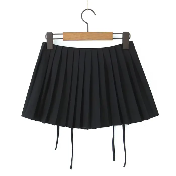 Jupe plissée avec short pour femme, mode coréenne, super mini jupe, sexy, kawaii, punk, vêtements de