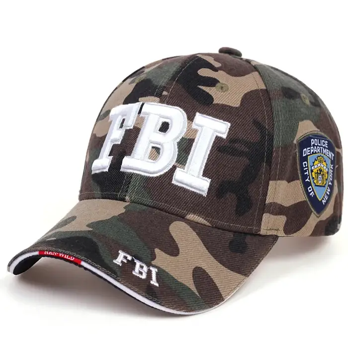 Kanye FBI módní písmena baseballové čepice pro muže ženy žena muž Sportovní kšiltovky znovu uvedení