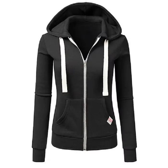Sweat à capuche de sport personnalisé pour femmes, nouvelle mode automne/hiver, manches longues, cor