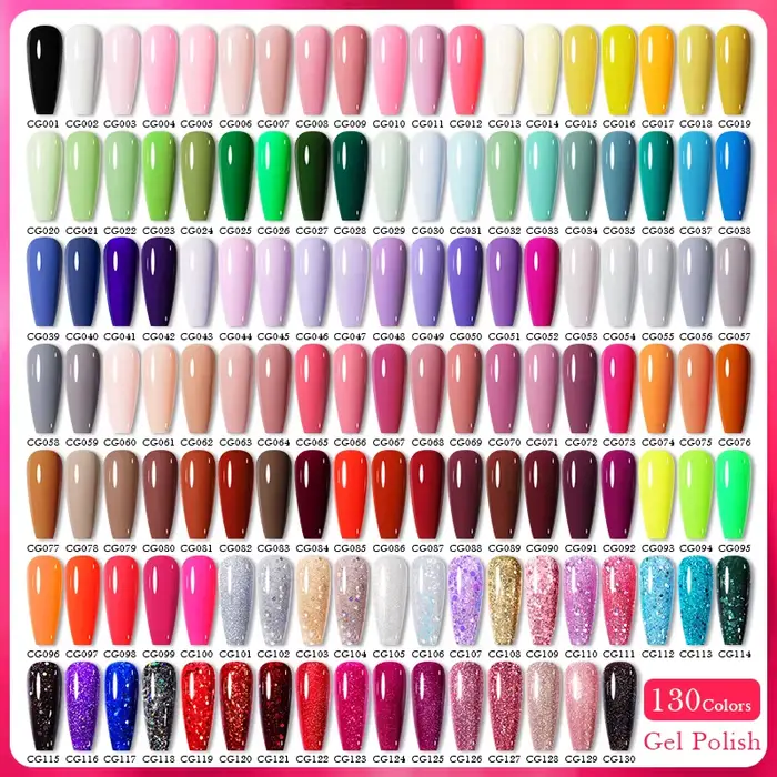 BORN PRETTY 10ml Gel vernis à ongles Gel 130 couleurs Semi Permanent solide vernis à ongles tremper