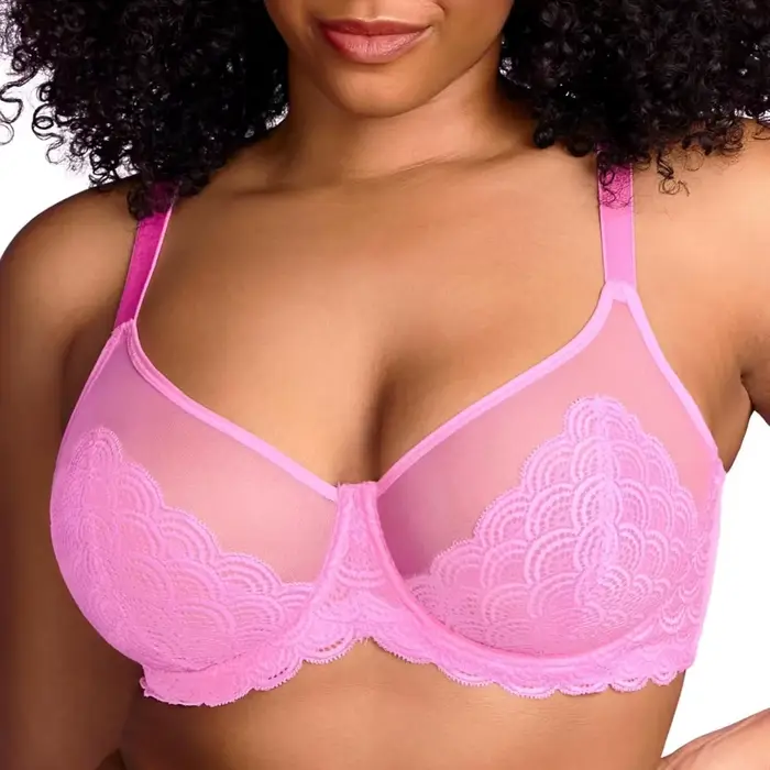 Sexy ultratenká krajková podprsenka s paměťovou pěnou pro ženy, velké velikosti, push-up, krásná záda, nastavitelná, pro každodenní a speciální příležitosti