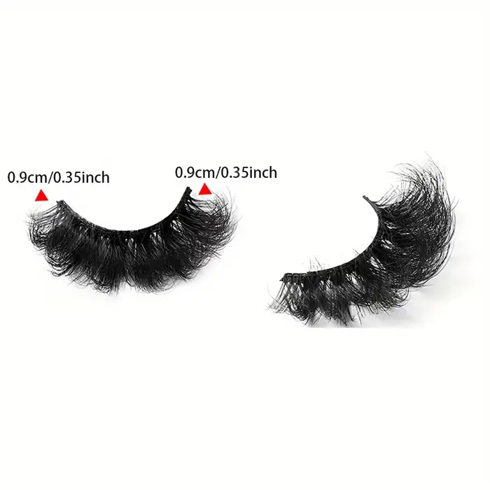 5 paires de cils Faux cils de vison longue durée cils de vison moelleux Volume dramatique Extension